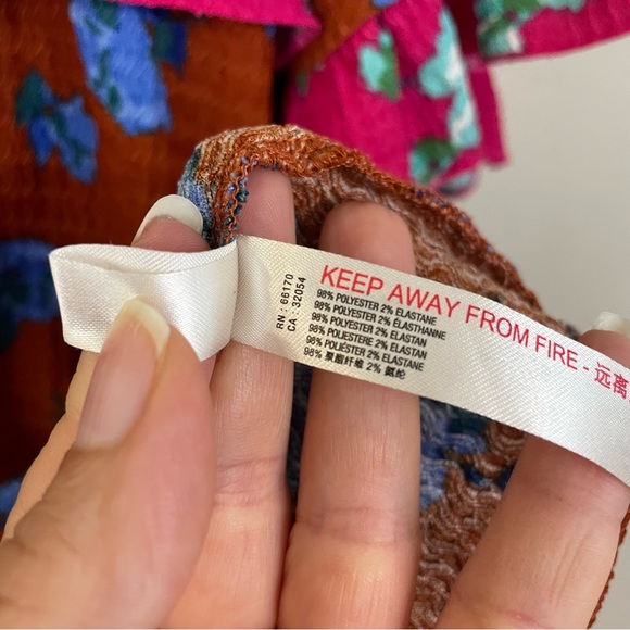 By Anthropologie Floral Ruffled Sleep Babydoll Mini Dress Size Small - Picture 9 of 11